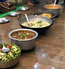 Meals at Mantra Yoga & meditation School Rishikesh
