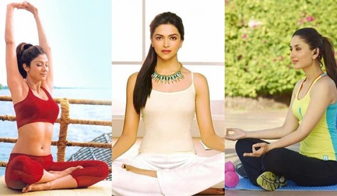 Bollywood Celebrities Practicing Yoga
