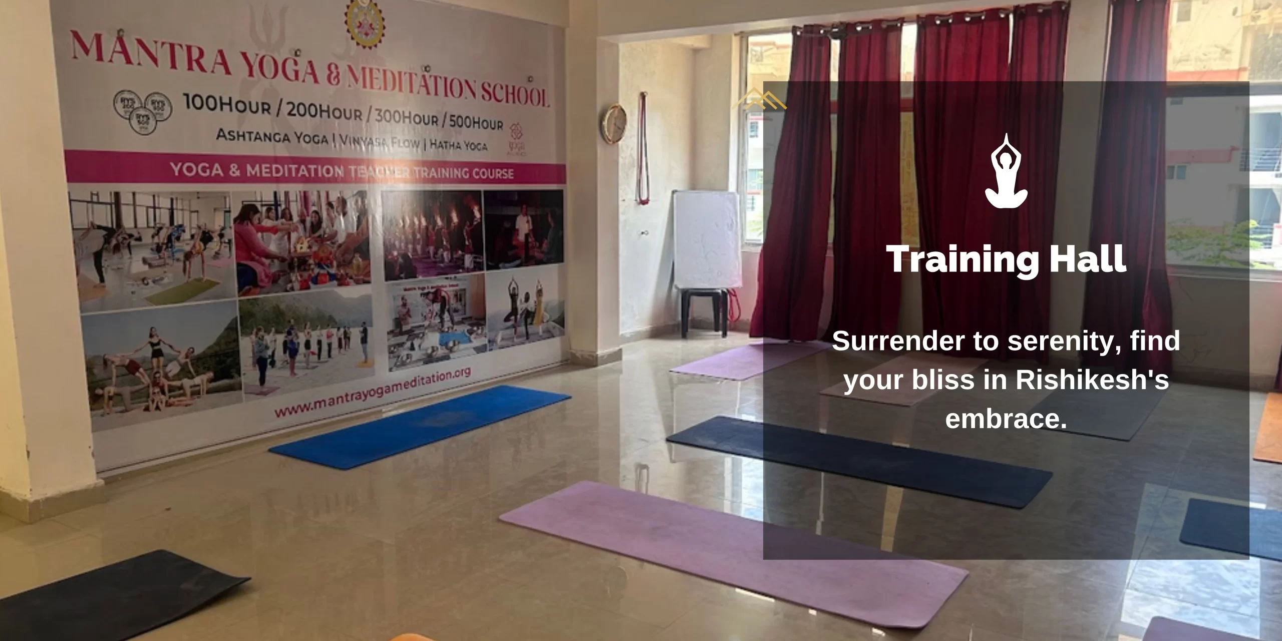 Training Hall For Rishikesh Yoga Retreat
