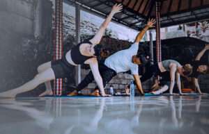 Yoga Poses in Bali yoga Center